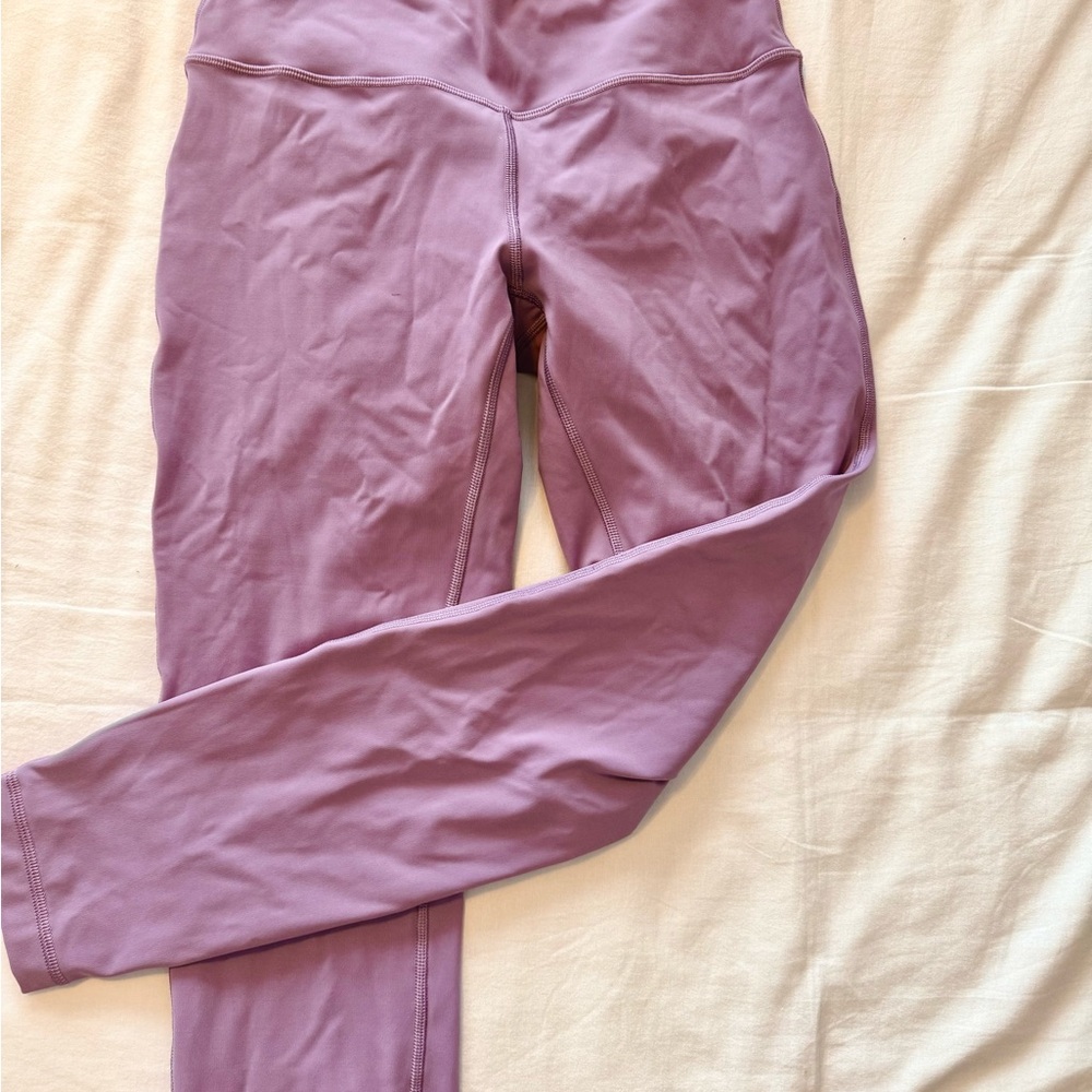 Lavender Lululemon High-Waisted Leggings